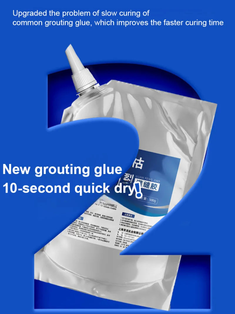 AngShop impermeable adhesive for roofs grouting glue in silver pouch with quick 10-second drying