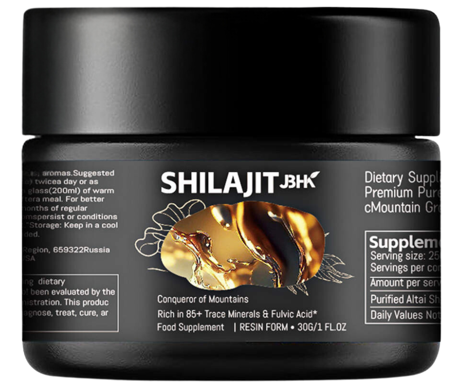 AngShop shilajit supplement for energy in resin form with rich minerals and fulvic acid