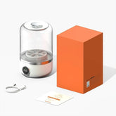 1L compact laundry cleaner with transparent top, digital timer, orange box, USB cable, and manual from AngShop