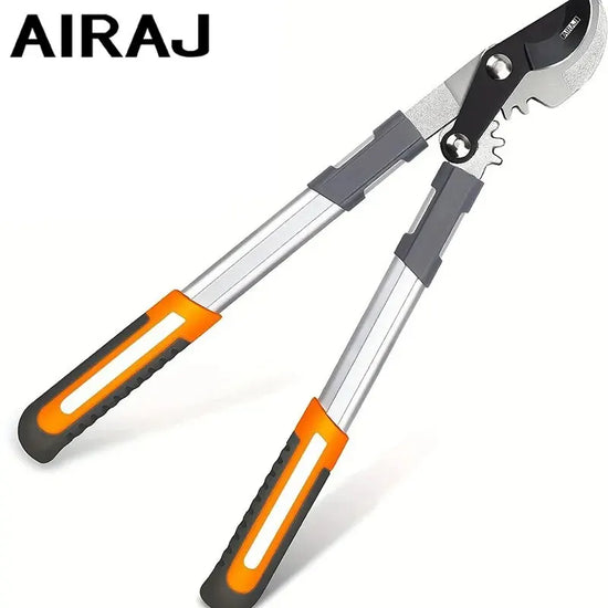 Heavy duty branch cutter 45cm with orange and black handles and sharp cutting blades