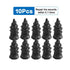 AngShop 10 piece tire plug kit for cars with black spiral plugs for repairing tire wounds