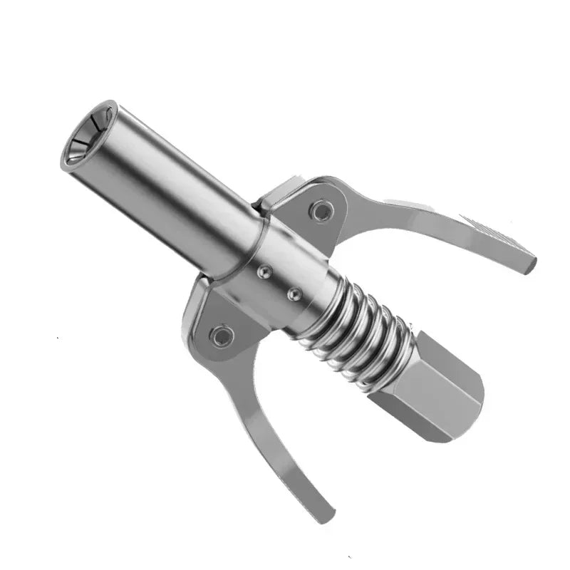 AngShop quick connect grease fitting metal tool with spring and locking arms for easy lubrication