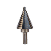 AngShop multi-size step drill bits with graduated sizes for precise drilling and cutting