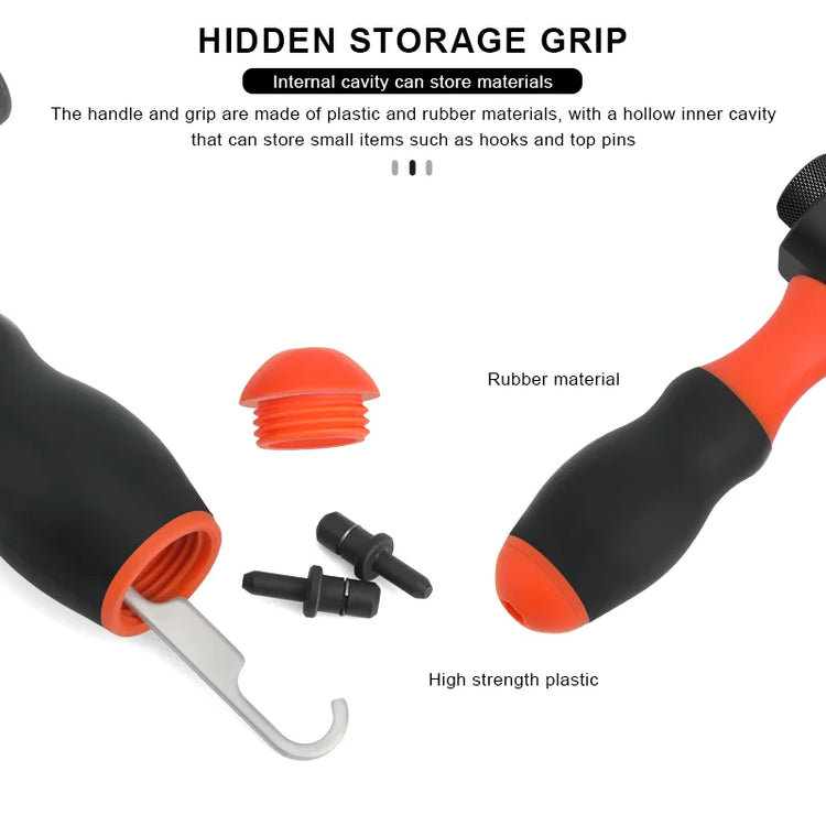 RIDERACE chain link cutter with hidden storage grip made of rubber and high strength plastic